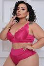 Conjunto Lingeri Sensual- Feminino - Plus Size e Super Plus