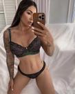 Conjunto Lingerie Ayla Sem Bojo com Aro em Renda Exclusiva Detalhes Metalizados Forrado em Tule Transparente Acompanha Calcinha em Renda Semi Fio