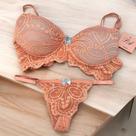 Conjunto Lingerie Cecília Rose com Azul Tamanho:GG