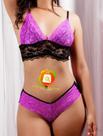 Conjunto Lingerie De Renda Sem bojo Conjunto Lingerie De Renda Sem bojo