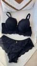 Conjunto Lingerie Luana Morena Flor Cor:PretoTamanho:54 Conjunto Lingerie Luana Morena Flor Cor:PretoTamanho:54