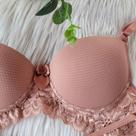 Conjunto Lingerie Nude Charme Calcinha e Sutiã com bojo Conjunto Lingerie Nude Charme Calcinha e Sutiã com bojo
