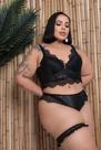 Conjunto Lingerie Plus Size Em Cirrê-