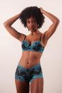 Conjunto Lingerie Sutiã e Calessom Com Bojo Em Renda Bicolor Conjunto Lingerie Sutiã e Calessom Com Bojo Em Renda Bicolor