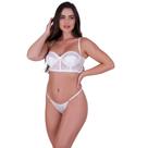 Conjunto Lingerie Sutiã sem Bojo sem alça Alça Removível- c5 CONJUNTO BIANCA