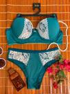Conjunto lingerie verde com renda. P, M, G e GG. Conjunto lingerie verde com renda. P, M, G e GG.