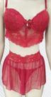 Conjunto Lingerie Vermelha Atrevida