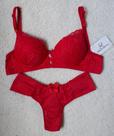 Conjunto lingerie vermelha