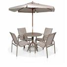 Conjunto Linha Leve 9 Peças com Ombrelone Grátis - Cappuccino/Café Com Leite