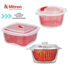 Conjunto Linha Premium Microondas e Frezer Com Cesto 3 Peças Pote cook 3L Panela Legumix 2,6L Mini Conjunto Linha Premium Microondas e Frezer Com Cesto 3 Peças Pote cook 3L Panela Legumix 2,6L Mini