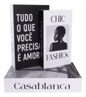 Conjunto Livros Fake 3 Caixa Decorativa Enfeite de Interiores Decor