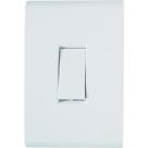 Conjunto Liz Branco 4x2 com 1 Interruptor Bipolar de 10 Ampères e 250 Volts - 57170004 - TRAMONTINA