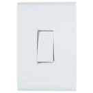 Conjunto Liz Branco 4x2 com 1 Interruptor Paralelo de 10 Ampères E 250 Volts 57170002 Tramontina