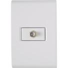 Conjunto Liz Branco 4x2 com 1 Tomada TV/SAT Coaxial - 57170017 - TRAMONTINA