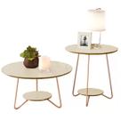 Conjunto Liz Mesa de Centro e Lateral EJ Cor Off White Freijó