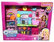 Conjunto Loja Da Boneca Menina Loira Chelsea Profissões Quero Ser Empresária Acompanha Acessórios Mattel Brinquedos