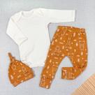 Conjunto longo 3 pçs para bebê estampadinho