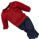 Conjunto Longo Bebê Menina Inverno Blusa Plush + Calça 2814 Conjunto Longo Bebê Menina Inverno Blusa Plush + Calça 2814