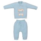 Conjunto Longo Bebê Menino Canelado Rafael Inverno Upi Uli -