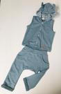 Conjunto Longo Bebe Menino Moletinho 3 Pçs Body + Colete 272