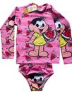 Conjunto Longo Blusa Biquini Menina Proteção Solar
