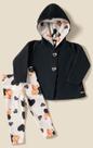Conjunto Longo Calça Bebê Estampado Bika Kids. Conjunto Longo Calça Bebê Estampado Bika Kids.