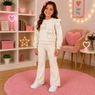 Conjunto Longo Calça E Blusa Infantil Menina Carinhoso