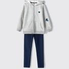 Conjunto Longo Hering Kids Menina Moletom Cinza 5B3Y1AEN Conjunto Longo Hering Kids Menina Moletom Cinza 5B3Y1AEN