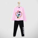 Conjunto Longo Infantil Disney Minnie Mouse Menina