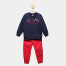 Conjunto Longo Infantil Kyly Bordado Menina