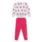 Conjunto Longo Infantil Kyly Moletom Peluciado Gatinhos Menina