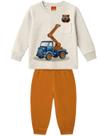 Conjunto Longo Kyly 1001578 Infantil Menino Estampado Meia Malha e Moletom T. 02/03 Conjunto Longo Kyly 1001578 Infantil Menino Estampado Meia Malha e Moletom T. 02/03