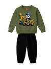 Conjunto Longo Kyly 1001579 Infantil Menino Estampado Moletom T. 02/06