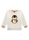 Conjunto Longo Kyly 1001584 Infantil Menino Pinguim Moletom T. 02/03