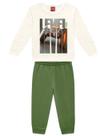 Conjunto Longo Kyly 1001595 Infantil Menino Level Malha Moletom T. 02/08 Conjunto Longo Kyly 1001595 Infantil Menino Level Malha Moletom T. 02/08