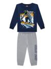 Conjunto Longo Kyly 1001597 Infantil Menino Snow Rider Moletom T. 04/08