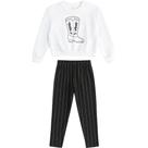 Conjunto Longo Moletom Infantil Menina Marisol - 14