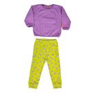 Conjunto Longo para Menina com Blusão e Calça em Molecotton Up Baby Conjunto Longo para Menina com Blusão e Calça em Molecotton Up Baby