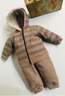 Conjunto Longo Plush Inverno Bebe Menino Jaqueta Capuz 270