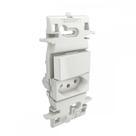 Conjunto Lorenzetti Zuli 4X2 Branco Sem Placa(1Simples+Tomada 10A) Lz103 Conjunto Lorenzetti Zuli 4X2 Branco Sem Placa(1Simples+Tomada 10A) Lz103