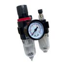 Conjunto Lubrifil FRL 1/4 Regulador e Lubrificador de Ar SS3