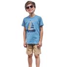Conjunto Luc.Boo Blusa Meia Malha E Bermuda Azul Verão Conjunto Luc.Boo Blusa Meia Malha E Bermuda Azul Verão