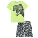 Conjunto Luc.Boo Dinossauro Camuflado Verde