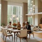 Conjunto Lustres Para Sala de Estar e Sala de Jantar Mix - Ac. Cristal