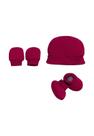 Conjunto Luva Touca e Sapatinho Vermelho Menina Anjos Baby Conjunto Luva Touca e Sapatinho Vermelho Menina Anjos Baby