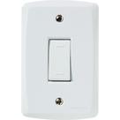 Conjunto Lux2 Branco 4x2 com 1 Interruptor Paralelo de 10 Ampères e 250 Volts - 57145002 - TRAMONTINA