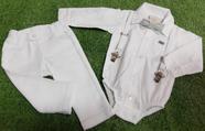 Conjunto Luxo Bebê Menino Body Gravata Social Batizado 2589