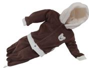 Conjunto Luxo Bebê Menino Inverno Plush Casaco + Calça 2809