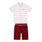 Conjunto Luxo Menino Camisa + Bermuda + Cinto Paraiso 15561