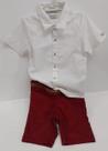 Conjunto Luxo Menino Camisa Linho + Bermuda Paraiso 17141